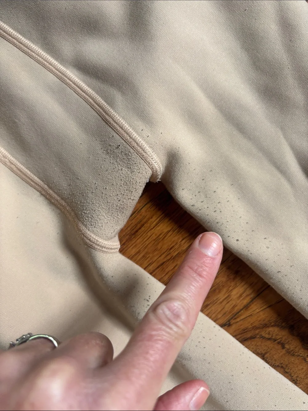 Cozy Fleece lined Tights - Cream & Brown (2-Pack)